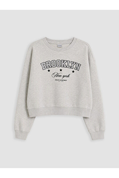 LC Waikiki Timeless Clothing & Timeless Choices Printed Girls' Thick Sweatshirt