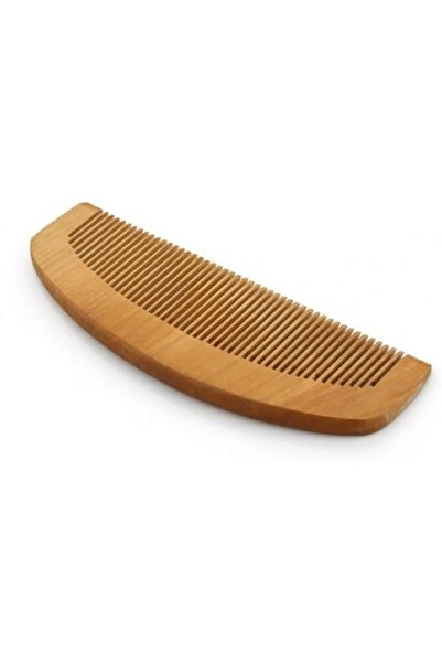 Generic Peach Wood Comb – Anti-Static Oval Comb for Healthy Hair Styling and ...
