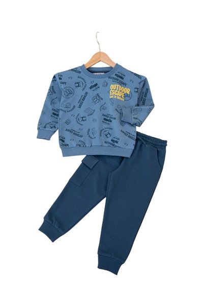 voyyo kids baby Set de trening sezonier compact din bumbac pentru băieți, set...