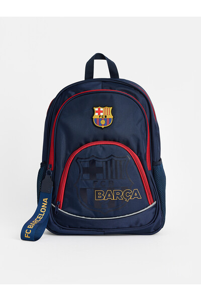 LC Waikiki Lcw Accessories Navy Blue Printed Boys' School Bag with Nevavm Dif...