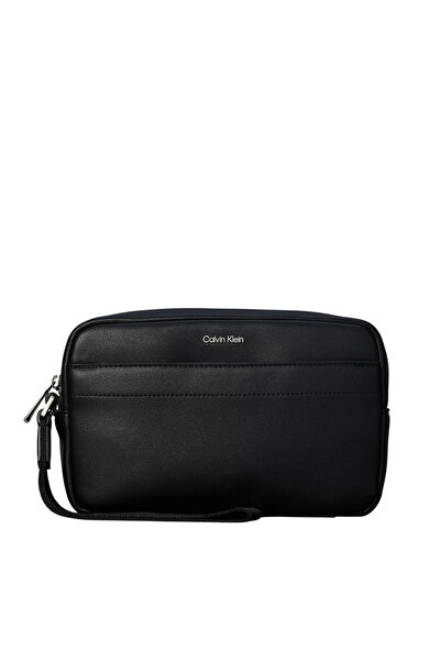 Calvin Klein Ανδρικό Δερμάτινο Τσαντάκι Χειρός Μαύρο LV04D1277G-UB1