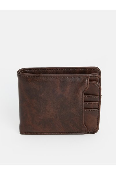 LC Waikiki NEVAVM Farkılıكياً، محفظة رجالية بنية اللون من LCW ACCESSORIES