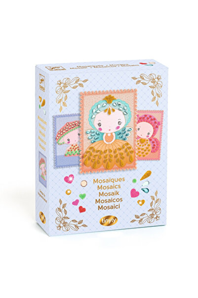 djeco Creative mosaic kit Tinyly Stella, Minico & Mushy,