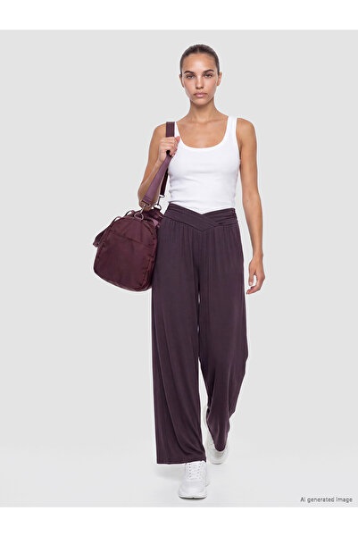 LC Waikiki Two Mt Shop Quality Koor Sport Plum Combed Cotton Plain Comfortabl...