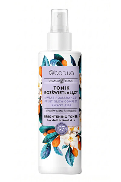 Barwa Cosmetics Tonic spray iluminator ten tern si obosit cu acizi AHA Orange...