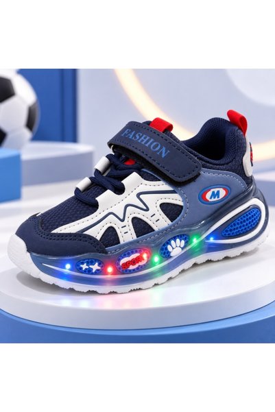 Superbaby Светещи маратонки за момчета - Подаръчна кутия, различни модели, 1 бр.