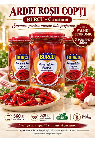 BURCU Ψημένες κόκκινες πιπεριές με σκόρδο, Βίγκαν και Χωρίς Γλουτένη – Οικονο...