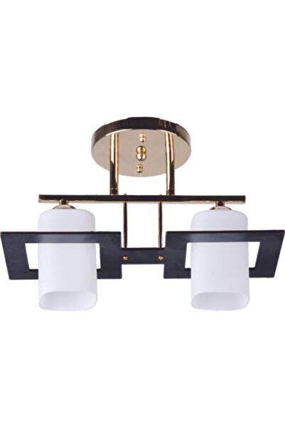 Klausen Chandelier Cube LY-3105, 2xE27, white+black+gold, IP20,