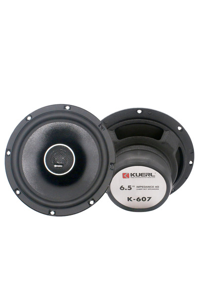 KUERL Set de difuzoare coaxiale K-607 de 6,5 inch, frecvență 40HZ-23KHZ, 92db, 40W RMS