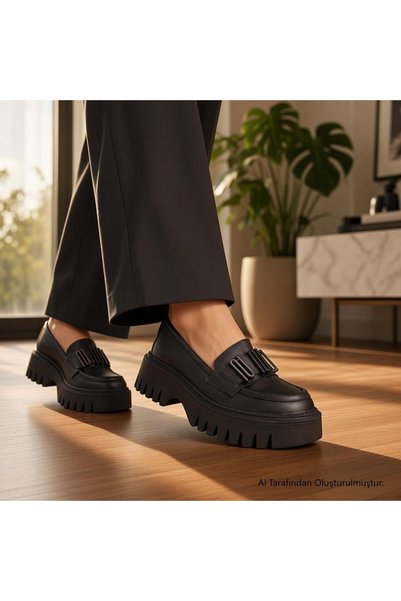 NISH N-2751 Pantofi mocasin din piele naturală pentru femei