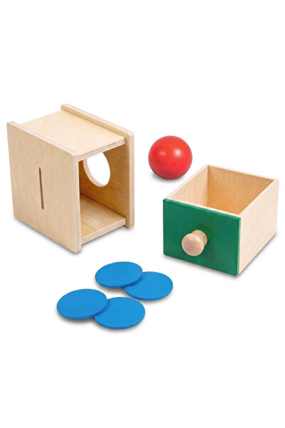 OEM Cutie Montessori 2-in-1 cu bila si moneda