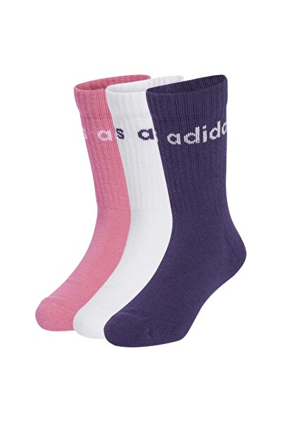 adidas Παιδικές Κάλτσες Crew Linear (3 ζευγάρια) 28-30