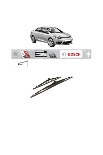 Bosch Set of 2 wipers RENAULT FLUENCE (L3) from 2010-2015, Classic Standard T...