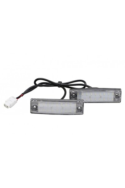 LORO Iluminare cu LED pentru plăcuța de înmatriculare Toyota Land Cruiser Pra...