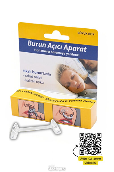 MCA Deerhome Horlamayı Engelleyen Ve Rahat Nefes Almayı Sağlayan Burun Açıcı Aparat-Klinik Onaylı-