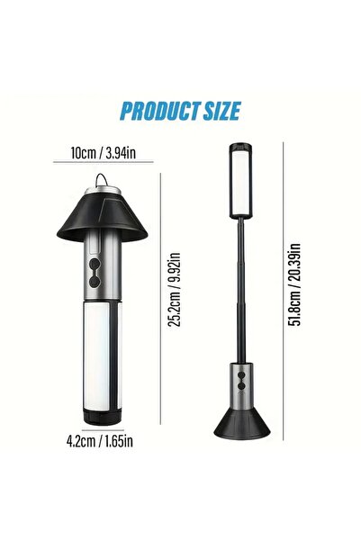 WaveByte Multi-Functional Camping Telescopic Light
