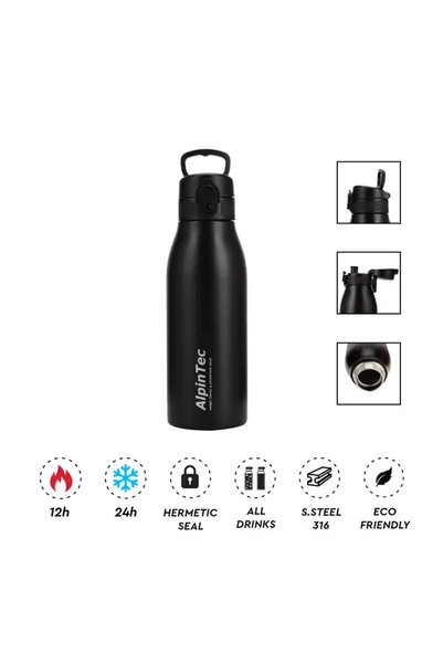 AlpinTec Ανοξείδωτος Θερμός 600ml Fellow 2 96 - Μαύρο