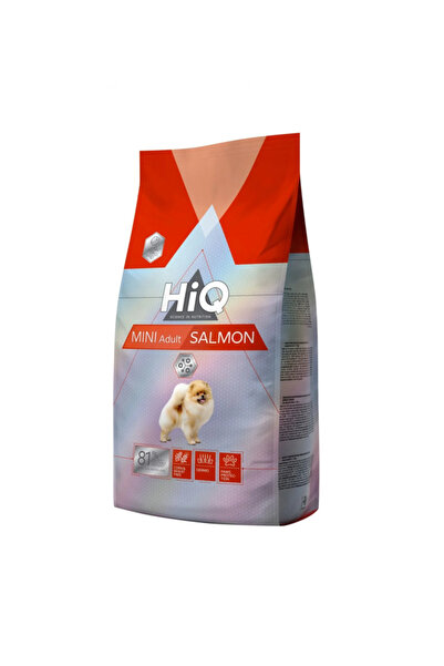 Hİ-Q Hrana uscata pentru caini adult de talie mica pe baza de somon, HiQ Mini...