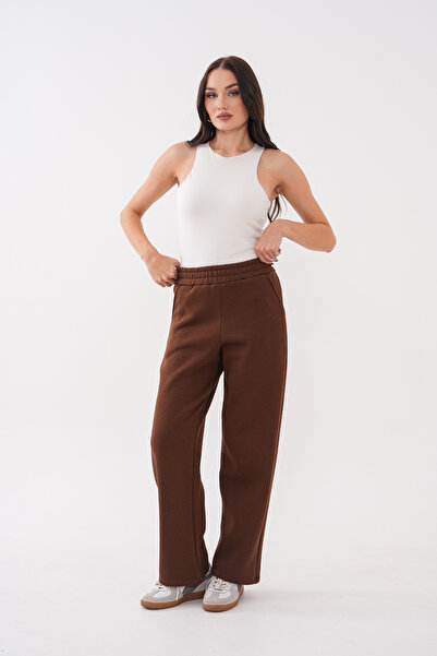 Mega Life Wide-Leg Three-Yarn Pants