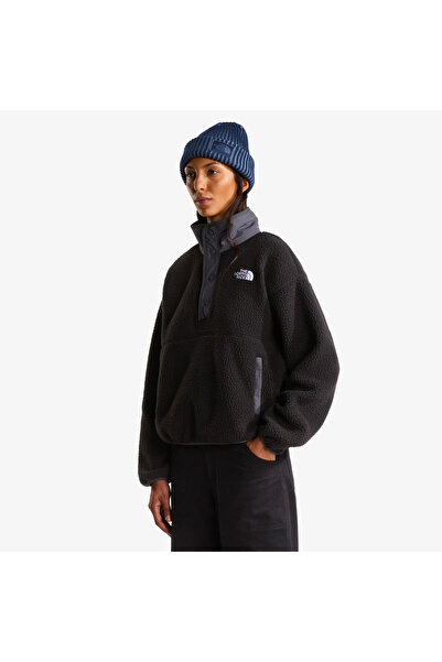 THE NORTH FACE Cragmont 1/2 Snap Kadın Siyah Polar