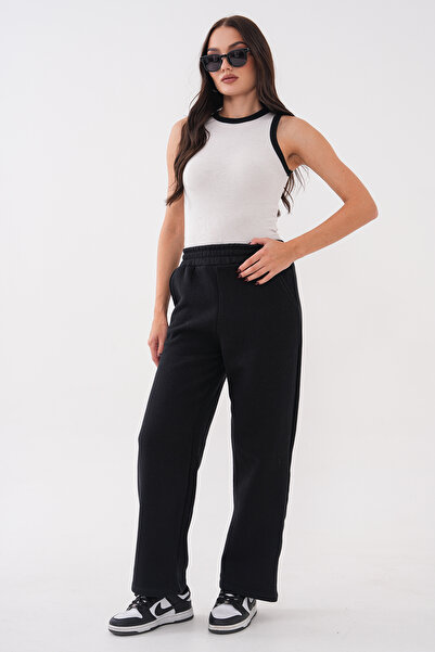 Mega Life Wide-Leg Three-Yarn Pants