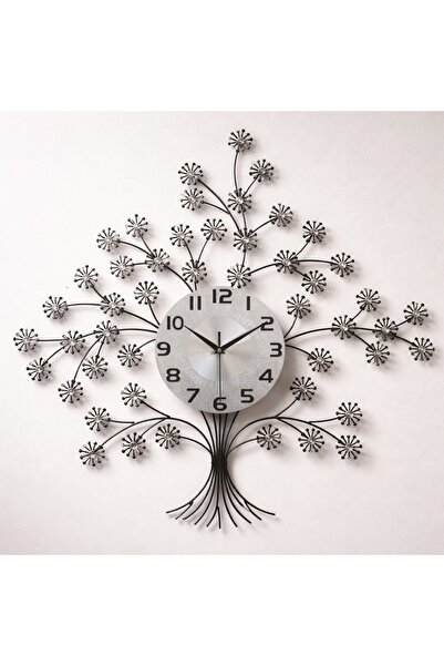 Magic Time Ceas Perete Metalic cu Strass - Floraxis