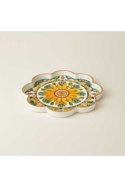 Evidea Kitchen Flower Tepsi - Renkli - 36 cm