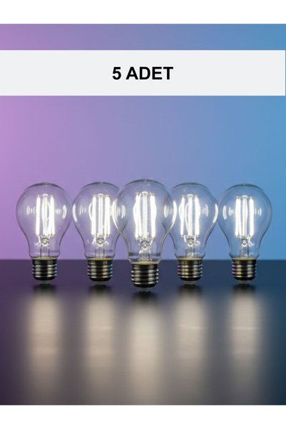 ORBUS B60 4.8w Clear Ampul Beyaz Işik E27 600lm