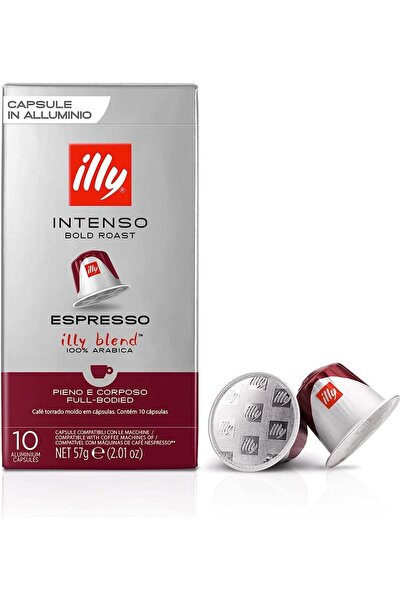 illy Coffee Nespresso Compatible Capsules, Intenso, Aluminium Coffee Capsules...