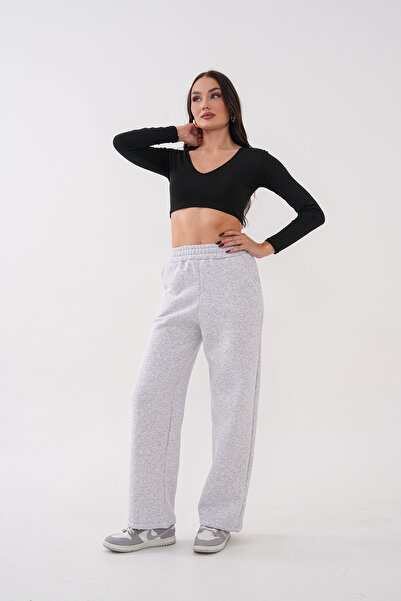 Mega Life Wide-Leg Three-Yarn Pants