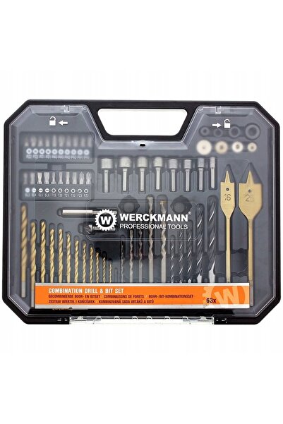 WERCKMANN Set of 63 drills, Werckmann, Steel, Multicolor