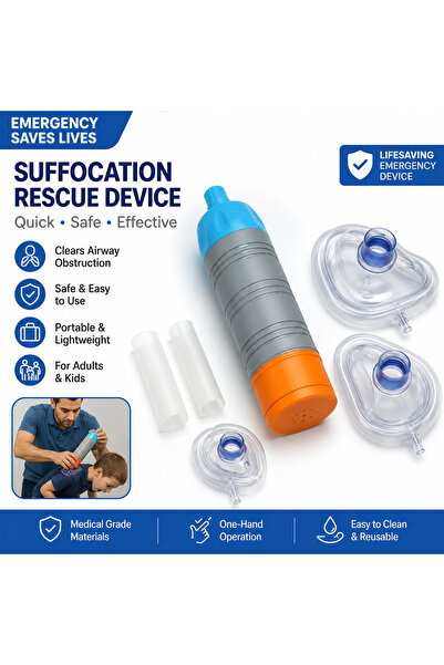 Blue Fire Portable Anti Choking Device – Emergency Airway Suction Device | Ch...