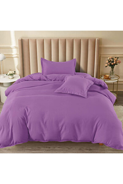 Pucioasa Home Lenjerie de pat cu elastic, tesatura tip finet, uni, pat 1 pers...