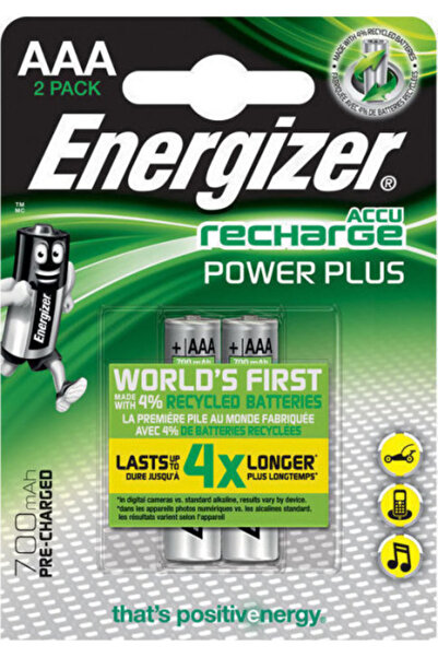 Energizer Επαναφορτιζόμενες Μπαταρίες AAA 700mAh 2τμχ.