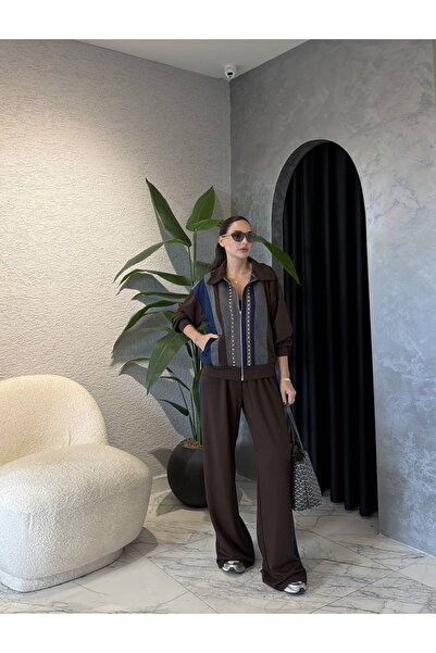 bymervedarende TW Model Garnili Taş Detaylı Takım