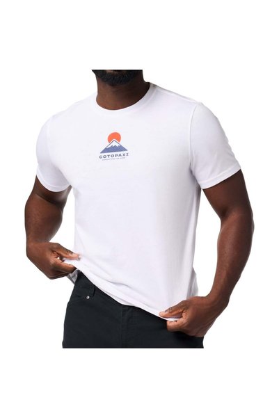 Cotopaxi Tricou bărbătesc Munte-Alb-M