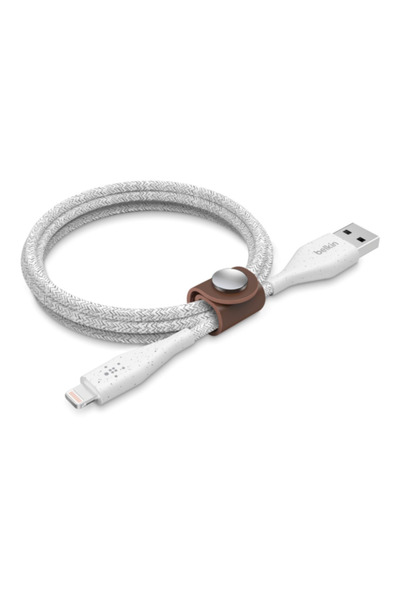 Belkin Cable Duratek Plus 2.4A Lightning 1.2m Λευκό