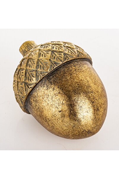 DecoDepot Decorațiune ghindă, maro/bronz, 7.5x10.5x7.5 cm