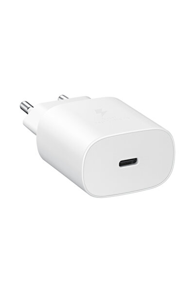 Samsung Γρήγορος Φορτιστής Ταξιδίου 25W Τύπου C Λευκός