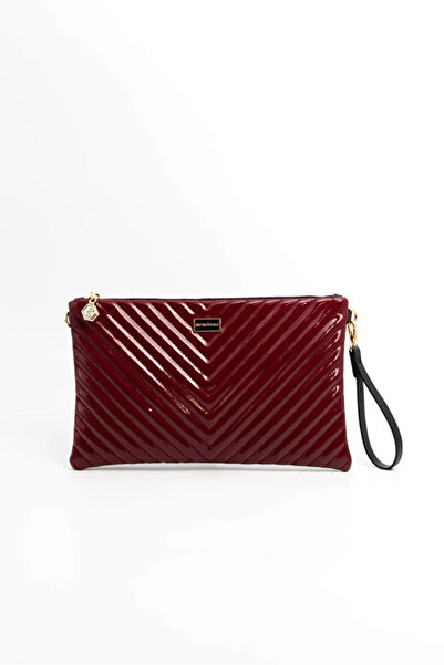Silver Polo Rugan Bordo - Rugan Bordo Quilted V Women's Portfolio and Clutch ...