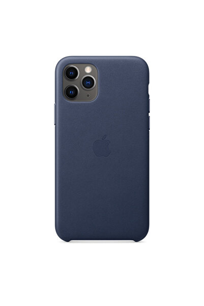 Apple Leather Case iPhone 11 Pro Σκούρο Μπλε