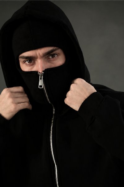 OPPPSSS سترة صوفية للجنسين من Snow Masked Ninja من الصوف السميك بخيطين