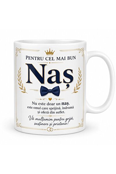 Magic Mirror Fashion Personalized Mug Gift for Godfather "For the best Godfat...