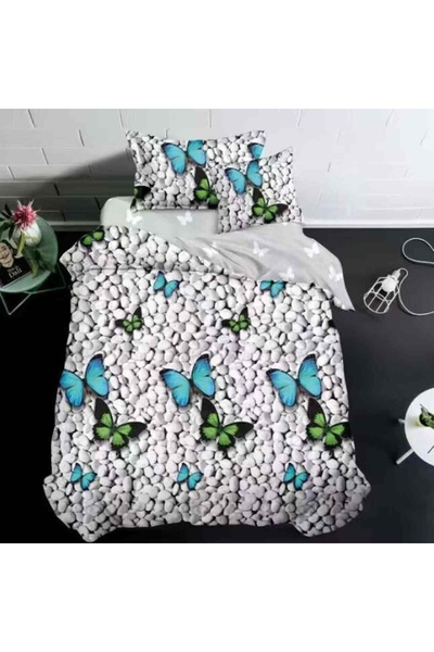 Pucioasa Home Lenjerie de pat cu 2 fete, tesatura tip finet, pat 1 persoana, ...