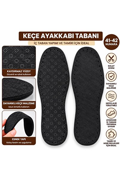 Kanguroom Kaydırmaz Patiklik Keçe Taban – El Örgüsü Patik & Ev Ayakkabısı İç ...