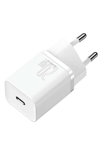 Baseus Σούπερ Σι Γρήγορος Φορτιστής 1C 20W Λευκό