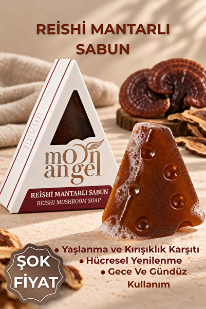 ''Ölümsüzlük İksiri Reishi Mantarı Sabunu'' Kırışıklık ve Yaşlanma Karşıtı Yenileyici Cilt Bakım Sabunu