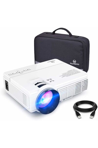 Vankyo Proiector video Leisure 3, 3600 Lumeni, LED, HDMI, SD, AV, VGA, USB, G...