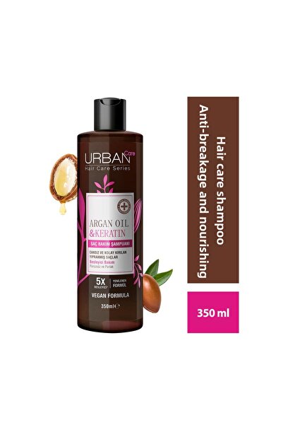 Urban Care شامبو العناية بالشعر المغذي والمضاد للتقصف بزيت الأرغان والكيراتين...