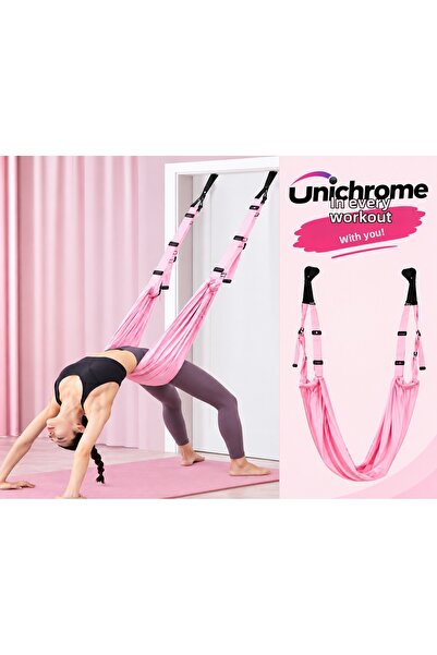 Unichrome Yoga Hammock Height Adjustable Fly Swing Balance Fitness Equipment ...
